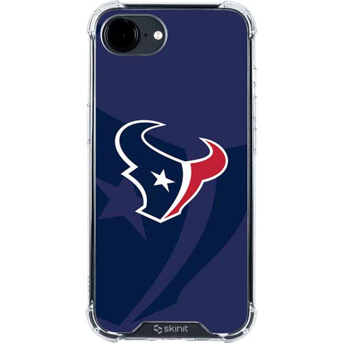 NFL Houston Texans Double Vision iPhone 16e Clear Case