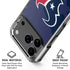 NFL Houston Texans Double Vision iPhone 18 Pro Clear Case