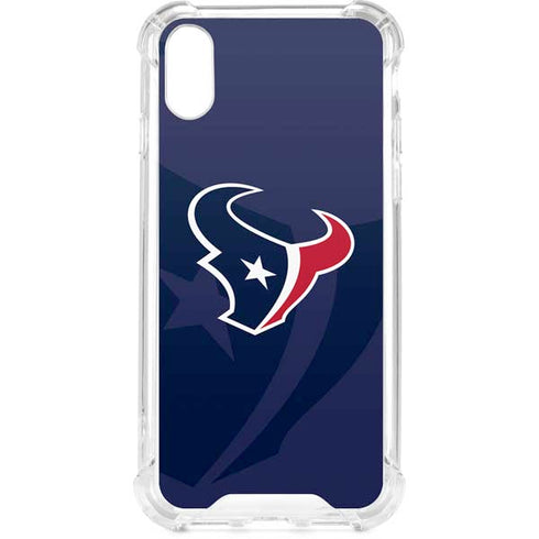 NFL Houston Texans Double Vision iPhone XS Clear Case
