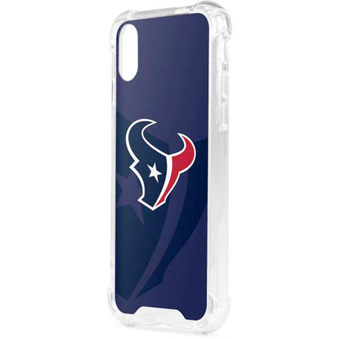 NFL Houston Texans Double Vision iPhone XS Clear Case