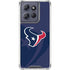 NFL Houston Texans Double Vision Moto G 5G (2025) Clear Case
