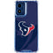 NFL Houston Texans Double Vision Moto G Play 4G (2024) Clear Case