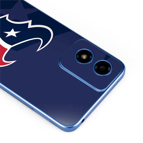 NFL Houston Texans Double Vision Moto G Play 4G (2024) Skin