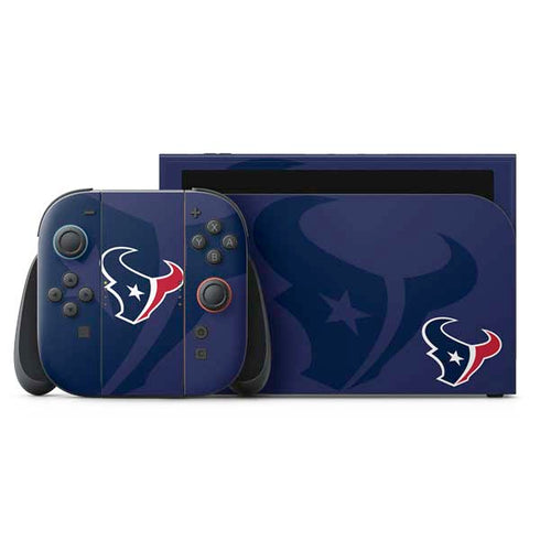 NFL Houston Texans Double Vision Nintendo Skins