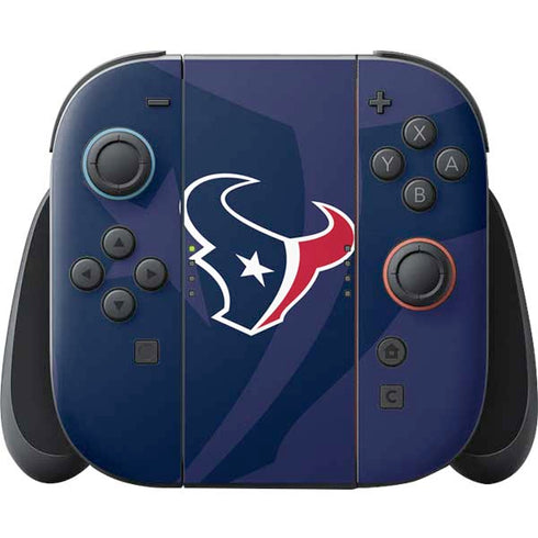 NFL Houston Texans Double Vision Nintendo Switch 2 (2025) Joy-Con Controller Skin