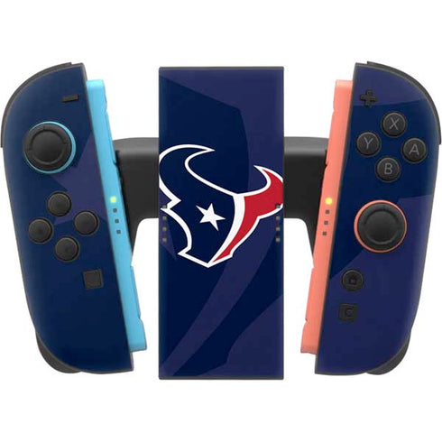 NFL Houston Texans Double Vision Nintendo Switch 2 (2025) Joy-Con Controller Skin