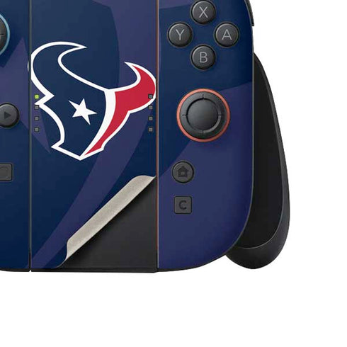 NFL Houston Texans Double Vision Nintendo Switch 2 (2025) Joy-Con Controller Skin