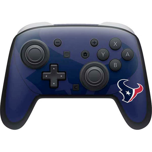 NFL Houston Texans Double Vision Nintendo Switch 2 (2025) Pro Controller Skin