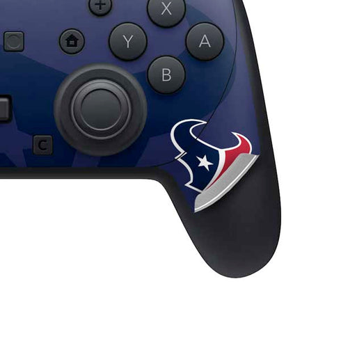 NFL Houston Texans Double Vision Nintendo Switch 2 (2025) Pro Controller Skin