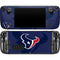 NFL Houston Texans Double Vision Steam Deck Handheld Gaming Computer OLED Skin