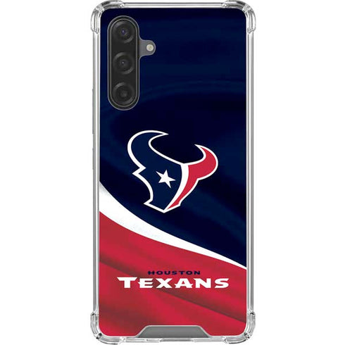 NFL Houston Texans Galaxy A17 Clear Case