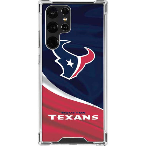 NFL Houston Texans Galaxy S23 Ultra Clear Case