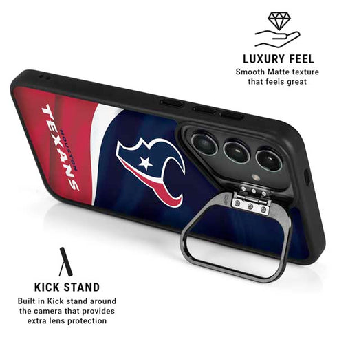 NFL Houston Texans Galaxy S24 Kickstand Case