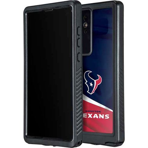 NFL Houston Texans Galaxy S24 Ultra Waterproof Case