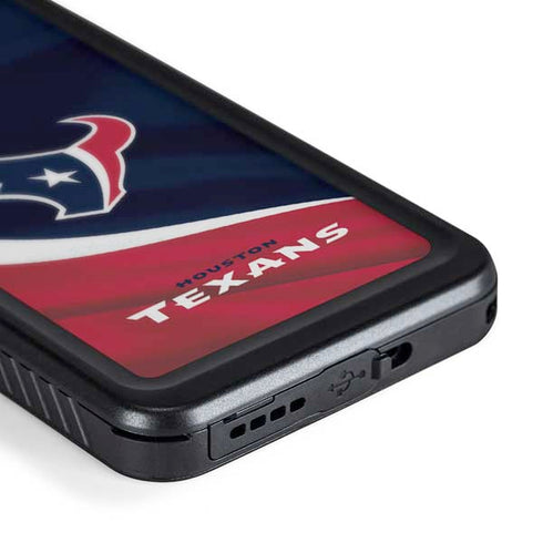 NFL Houston Texans Galaxy S24 Waterproof Case