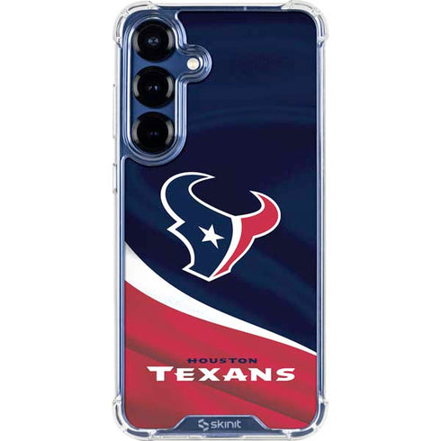 NFL Houston Texans Galaxy S25 FE Clear Case