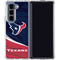 NFL Houston Texans Galaxy Z Fold5 5G Clear Case