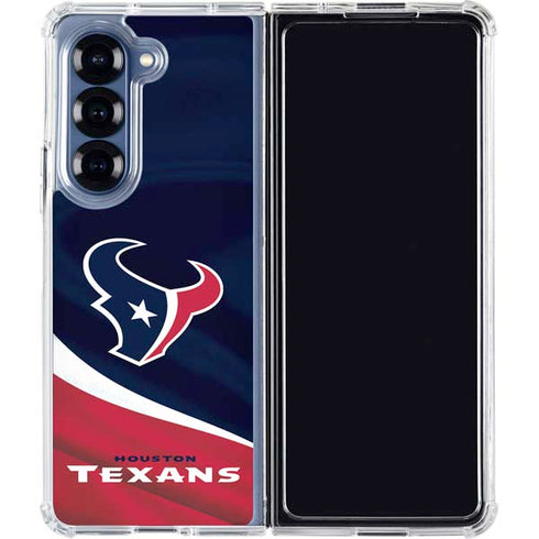 NFL Houston Texans Galaxy Z Fold6 Clear Case