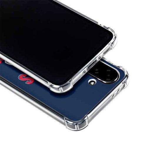 NFL Houston Texans Helmet Galaxy A36 5G Clear Case