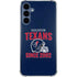 NFL Houston Texans Helmet Galaxy A55 5G Clear Case