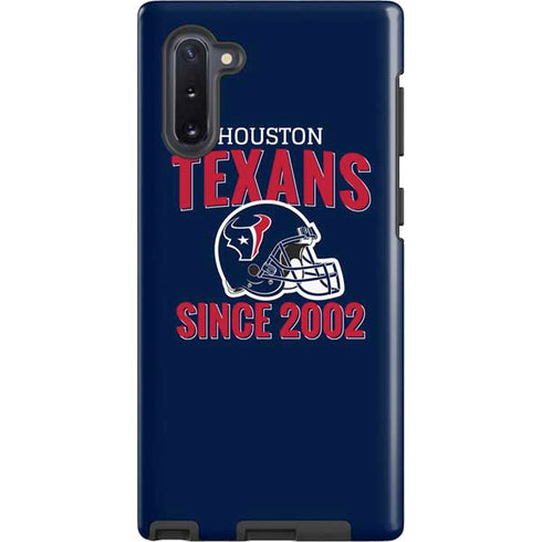 NFL Houston Texans Helmet Galaxy Cases