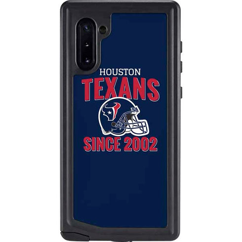 NFL Houston Texans Helmet Galaxy Cases