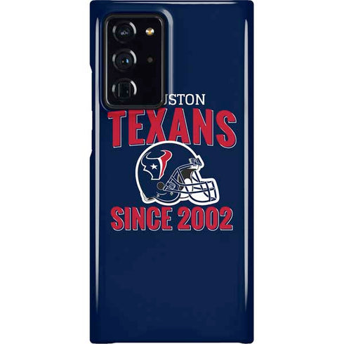 NFL Houston Texans Helmet Galaxy Cases