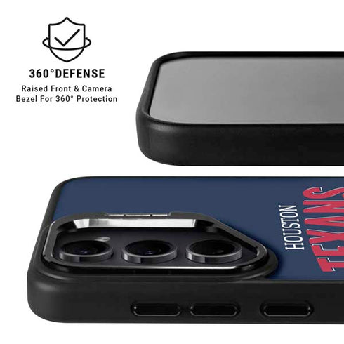 NFL Houston Texans Helmet Galaxy S24 FE Kickstand Case