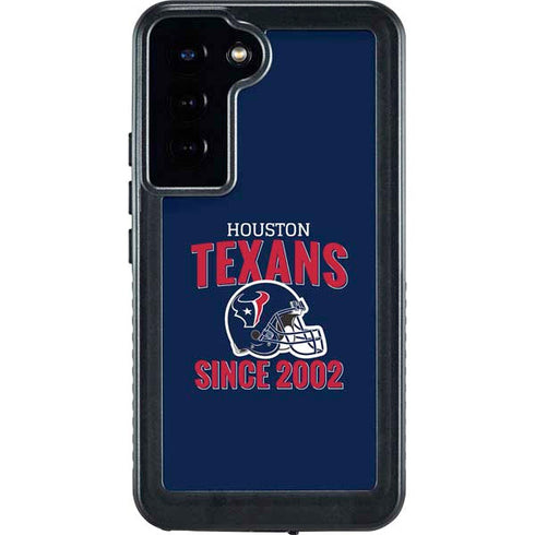 NFL Houston Texans Helmet Galaxy S24 Plus Waterproof Case