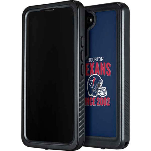 NFL Houston Texans Helmet Galaxy S24 Plus Waterproof Case