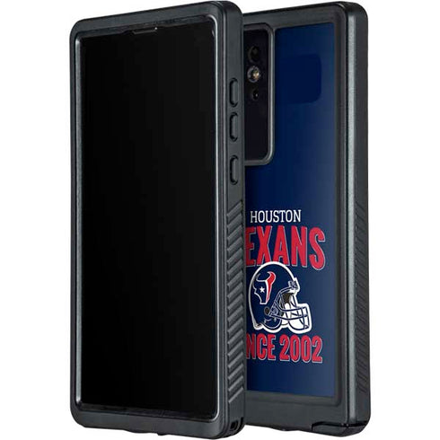 NFL Houston Texans Helmet Galaxy S24 Ultra Waterproof Case