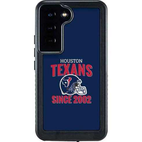 NFL Houston Texans Helmet Galaxy S24 Waterproof Case
