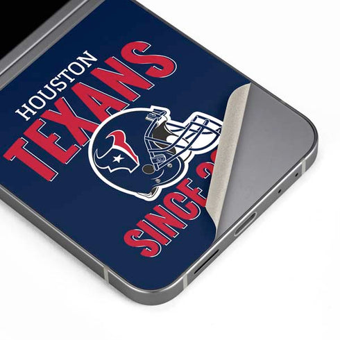 NFL Houston Texans Helmet Galaxy Z Flip6 Skin