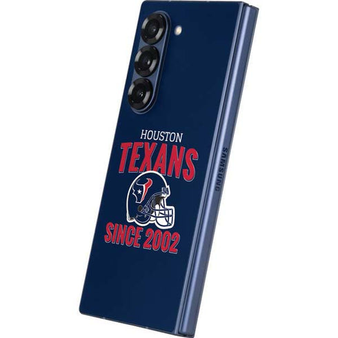 NFL Houston Texans Helmet Galaxy Z Fold6 Skin