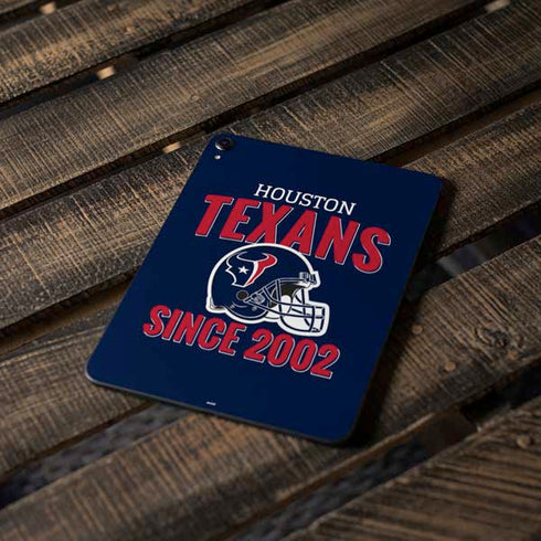 NFL Houston Texans Helmet Apple iPad Pro Skin