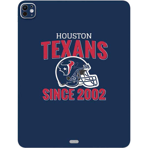 NFL Houston Texans Helmet iPad Pro 13in M4 (2024) Skin