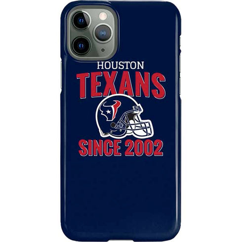 NFL Houston Texans Helmet iPhone 11 Pro Lite Case