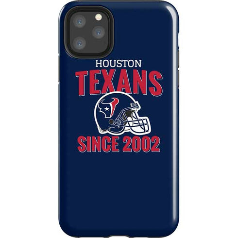 NFL Houston Texans Helmet iPhone 11 Pro Max Impact Case