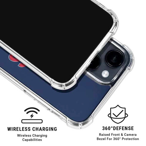 NFL Houston Texans Helmet iPhone 15 Clear Case