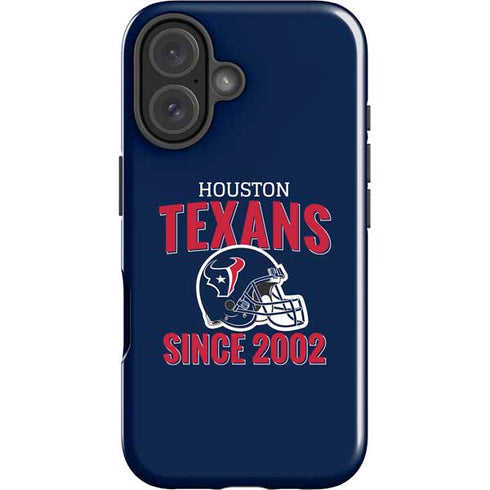 NFL Houston Texans Helmet iPhone 16 Plus Impact Case