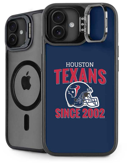 NFL Houston Texans Helmet iPhone 16 Plus Kickstand Case