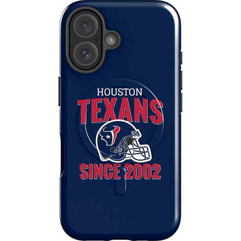 NFL Houston Texans Helmet iPhone 16 Plus Magsafe Impact Case