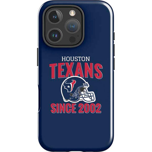 NFL Houston Texans Helmet iPhone 16 Pro Max Impact Case