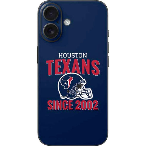 NFL Houston Texans Helmet iPhone 16 Skin