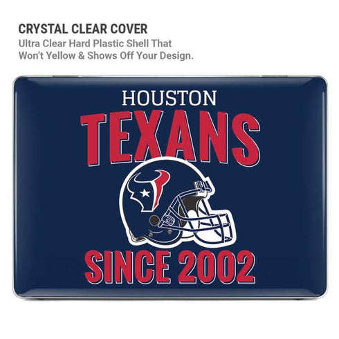 NFL Houston Texans Helmet MacBook Cases