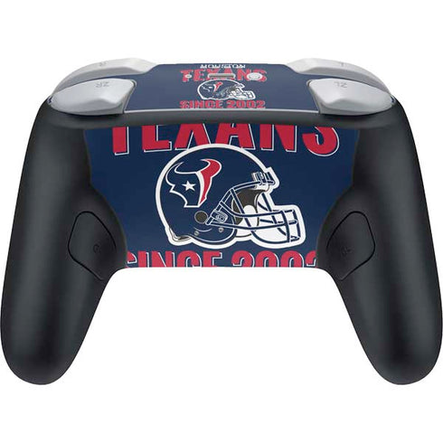 NFL Houston Texans Helmet Nintendo Switch 2 (2025) Pro Controller Skin