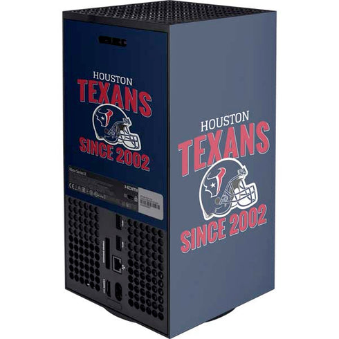 NFL Houston Texans Helmet XBox Series X Digital Edition Console Skin