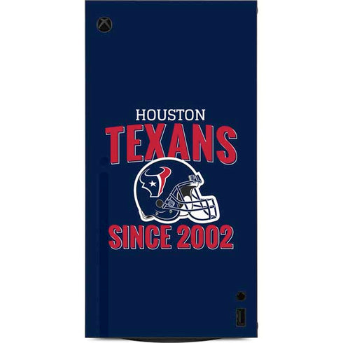 NFL Houston Texans Helmet XBox Series X Digital Edition Console Skin