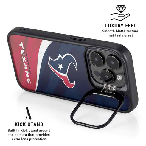 NFL Houston Texans iPhone 15 Pro Kickstand Case