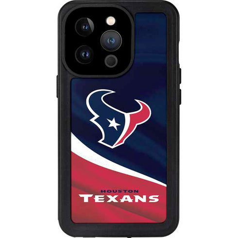 NFL Houston Texans iPhone 15 Pro Waterproof Case